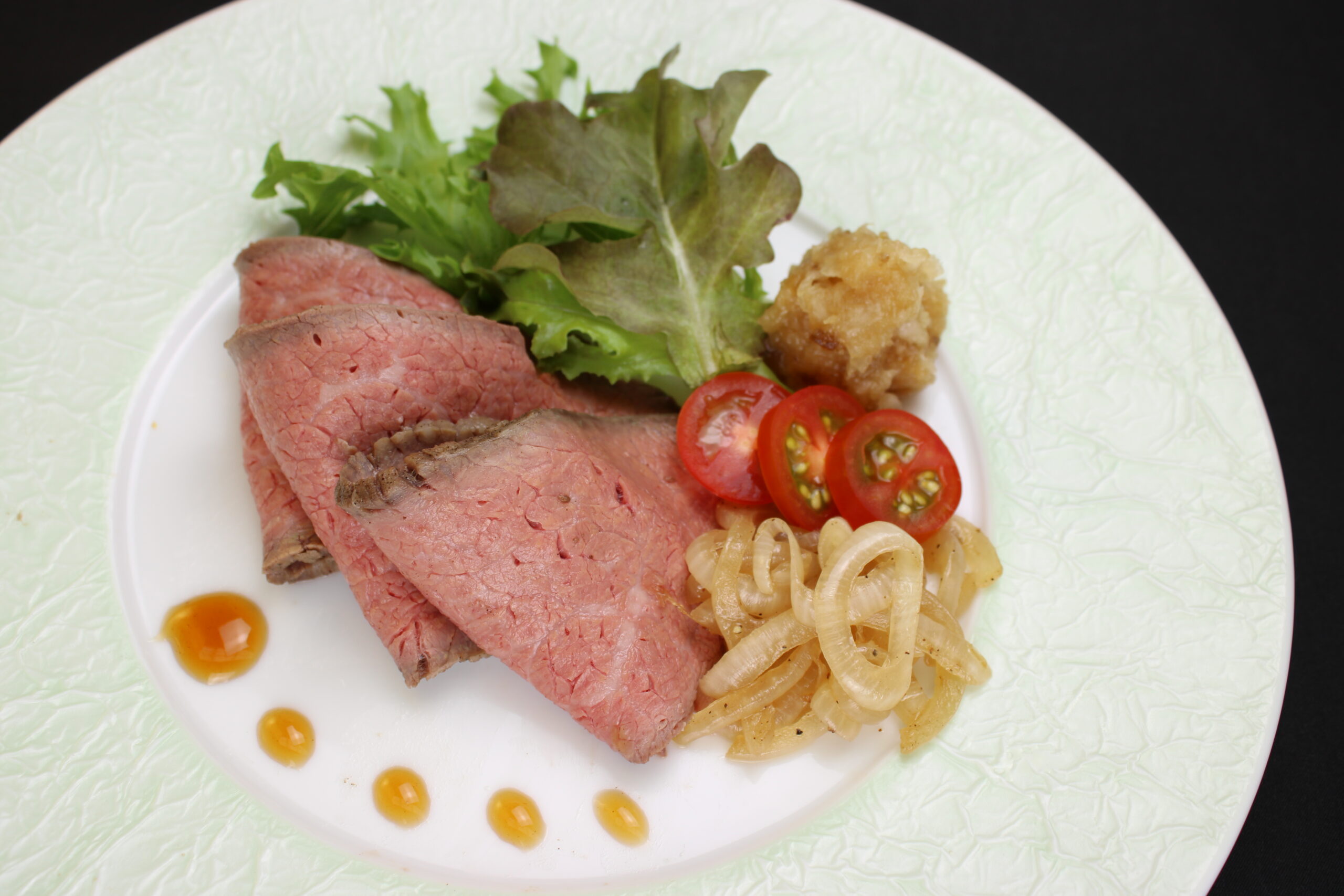 秋麗月見会席｜にいがた和牛ローストビーフ